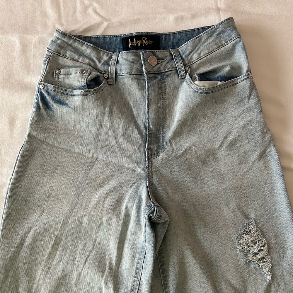 High rise baggy jeans